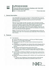 DataSheet LPC2220 pdf